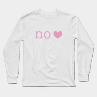 no <3 Long Sleeve T-Shirt